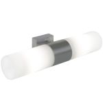 Nordlux Tangens Światło Ścienne Szkło i Metal Szary | IP44 - Nadaje Się Do 2x E14