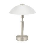Eglo Lampa Stołowa Solo 1 Stal Satynowy Nikiel | IP20 - Nadaje Się Do 1x E14 