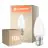 Opakowanie 10x Ledvance Classic LED B22 Świeca Matowy 3.4W 470lm - 827 Bardzo Ciepła Biel | Zamienne 40W