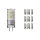 Opakowanie 10x Osram Parathom LED Pin GY6.35 3.8W 470lm - 827 Bardzo Ciepła Biel | Ściemnianie - Zamienne 40W
