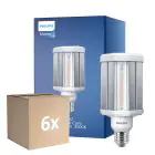 Opakowanie 6x Philips TrueForce LED E27 HPL Przezroczysty 42W 5700lm 360D - 830 Ciepła Biel | Zamienne 125W